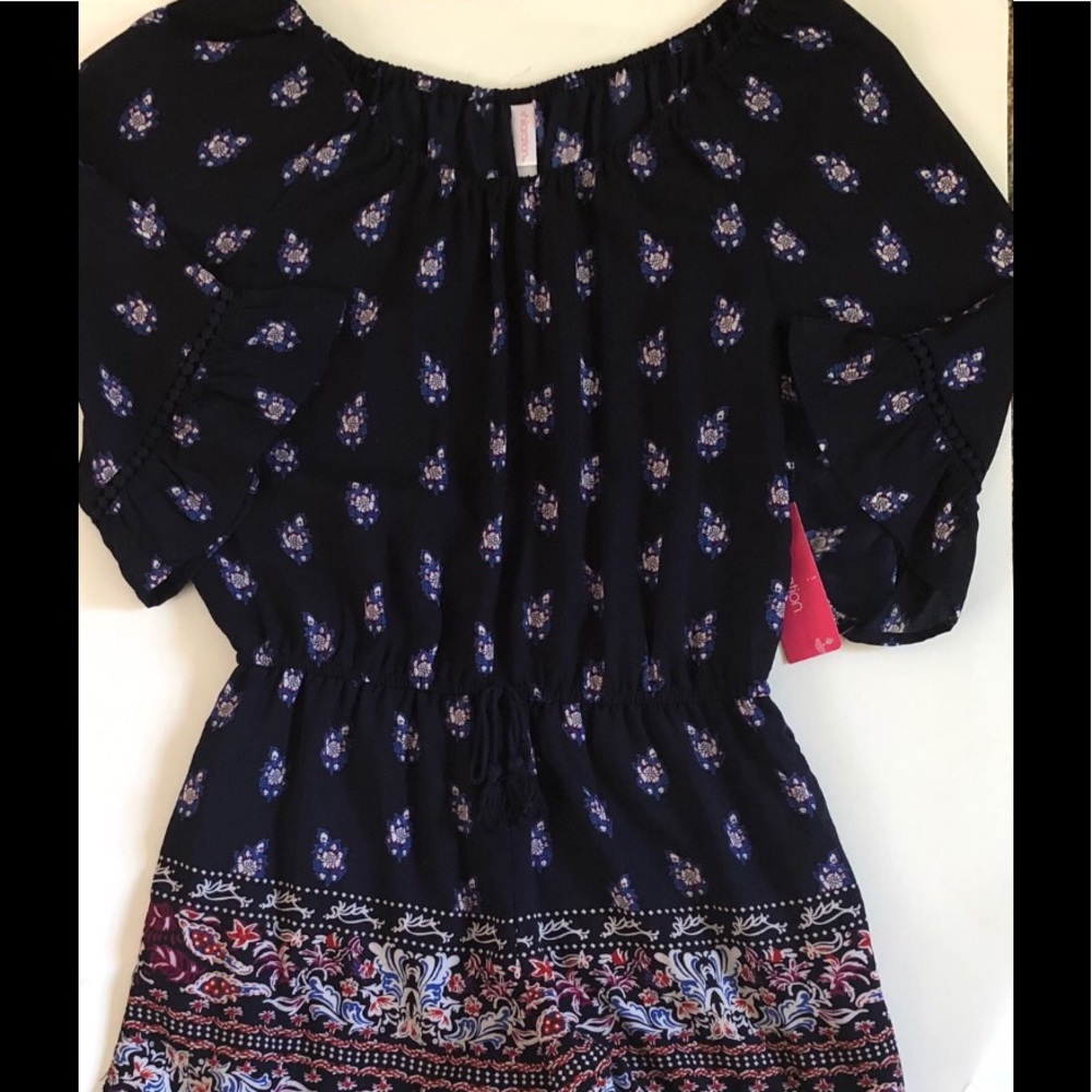 •nwt• xhilaration boho off the shoulder romper